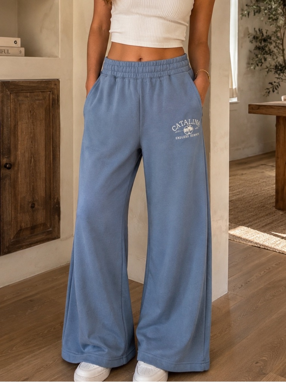Ocean Drive Women's Small Wide-Leg Sweatpants - Ultra
Soft & Cozy